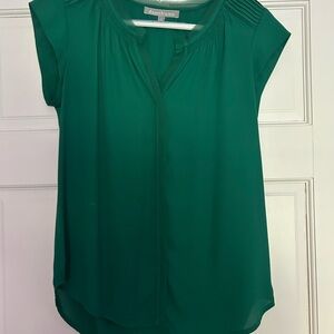 Daniel Rainn Emerald Cap Sleeve Blouse